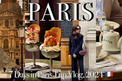 Paris Trip Vlog 2024🇫🇷 BEST Things to do! Trendy shops, Cafe, Flea Market, Museum | Full ver.