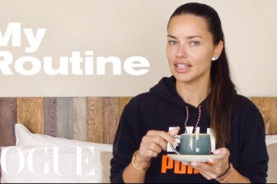 Adriana Lima's Routine for a Long-Haul Flight | On the Go | Vogue
