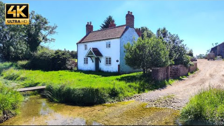 Peaceful English Village on a Hot Summer Afternoon | LOCKINGTON, ENGLAND.