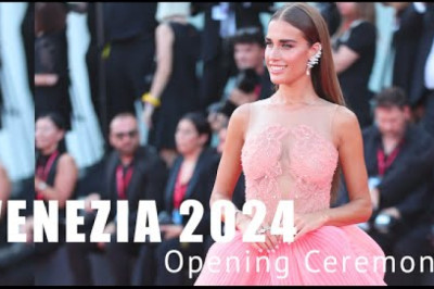 VENEZIA FILM FESTIVAL 2024 Opening Ceremony | CELEBRITY STYLE - 4k