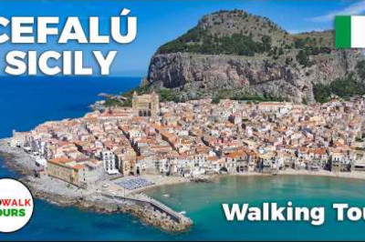 Cefalù Walking Tour: Uncovering Sicily’s Treasures Italy 🇮🇹 4K HDR 60 FPS