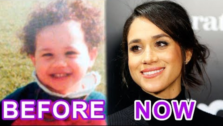 WOMAN and TIME: Meghan Markle. Before and Now