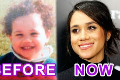 WOMAN and TIME: Meghan Markle. Before and Now