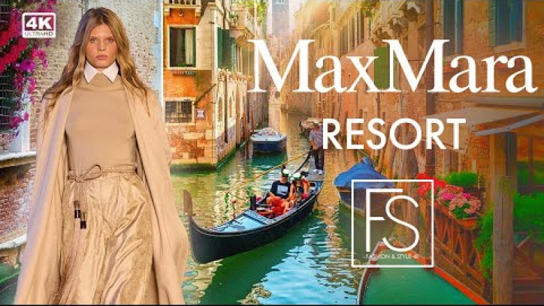 MAX MARA RESORT 2025 VENICE 4K Full Fashion Show | Felice Nova Noordhoff