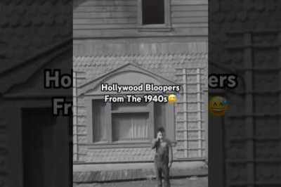 Hollywood Bloopers From The 1940s😅 #history #hollywood #oldvideo #1940s #oldhollywood