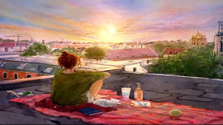 [ Relaxing afternoon ]  Relaxing music. Slowly and slowly ...