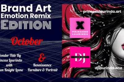 October DJ Laurinda and Princess Laurinda iArt Gallery create a captivating multisensory experience.