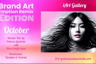 October Princess Laurinda iArt Gallery enriches DJ Laurinda tracks with art, blending music visuals.