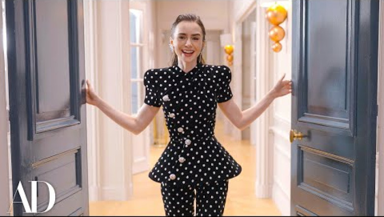 Touring the ‘Emily in Paris’ Season 4 Set With Lily Collins | Set Tour | Architectural Digest