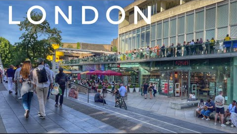 London City Tour | 4K HDR Virtual Evening Walking Tour around the Affluent area of London City