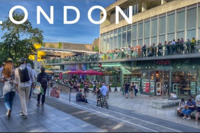 London City Tour | 4K HDR Virtual Evening Walking Tour around the Affluent area of London City