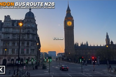 London Like You’ve Never Seen It! Quiet, Empty and Beautiful aboard Night Bus N26 - Sunrise Bus Ride