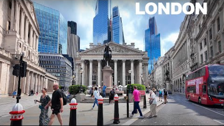 London Bridge to Bank Walk – 4K City Walk Through Historic London | LONDON WALK 4K