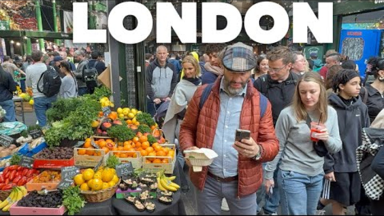 LONDON WALK 2025 | London Summer Walking Tour | Borough Market to Tower Bridge London [4K HDR]
