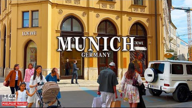 Munich, Germany | 4K Walk in Bavaria’s Most Beautiful City in Ultra HD