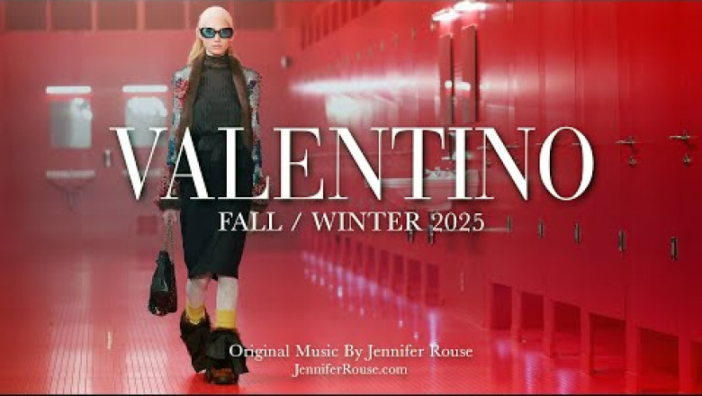 VALENTINO Fall / Winter 2025 Runway Show - Original Music By Jennifer Rouse #valentino #2025fashion