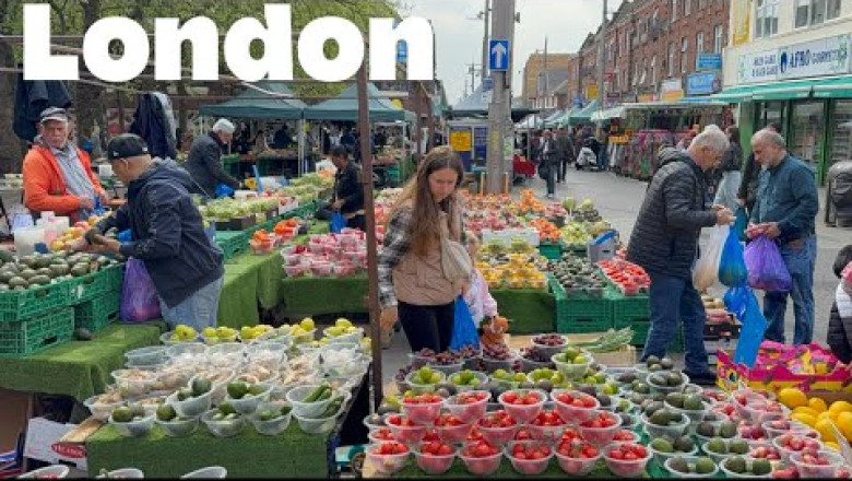 Walthamstow High Street Open Market East London - June 2025 | London Summer Walk [4K HDR]