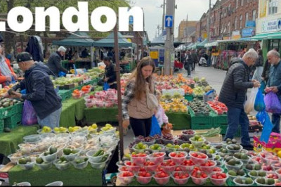 Walthamstow High Street Open Market East London - June 2025 | London Summer Walk [4K HDR]