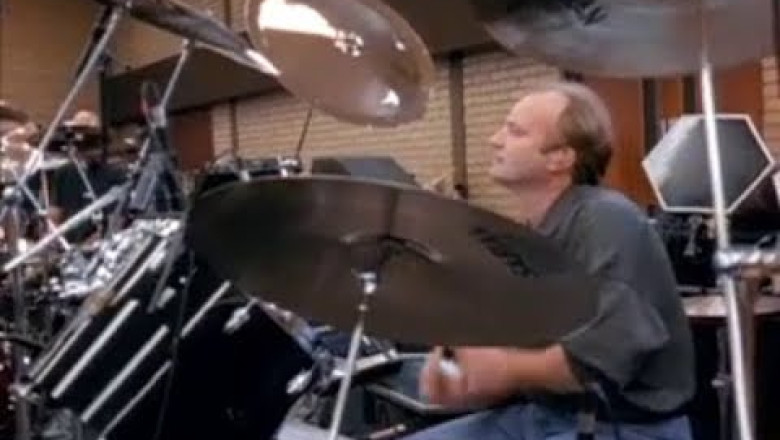 Genesis 1992 04 06 Rehearsal Chiddingfold UK Phil Collins Drums Excerpts Musical Box Firth of Fifth