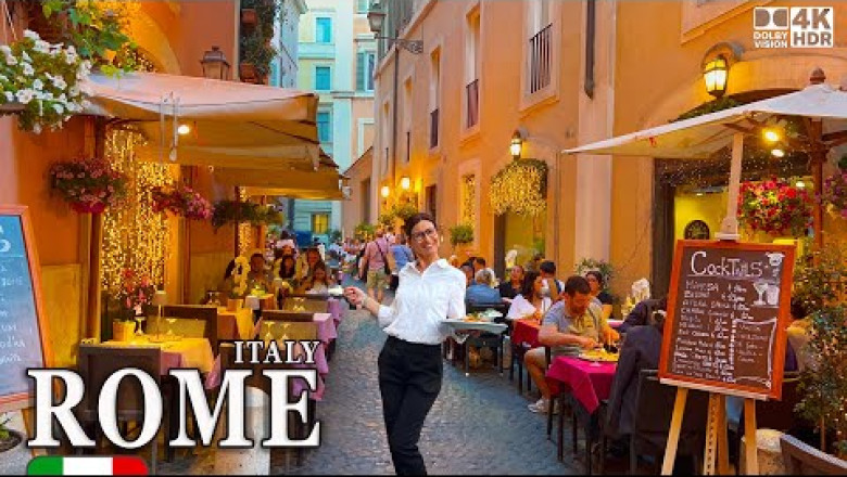 Rome Italy 4K Walk | Colosseo, Trevi Fountain and Navona ☀️ Summer Vibes 2025