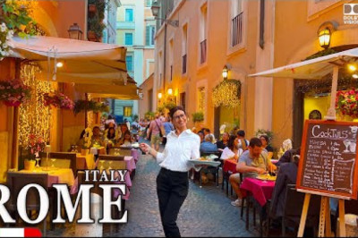 Rome Italy 4K Walk | Colosseo, Trevi Fountain and Navona ☀️ Summer Vibes 2025