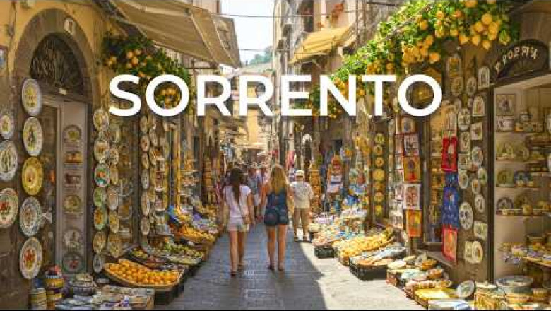 Walking in Sorrento, Italy 🇮🇹 | Most Beautiful Town on the Amalfi Coast [4K UHD]