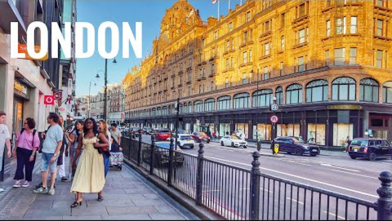 Knightsbridge London City Walk | 2025 Posh Chelsea London Summer Walking Tour | London View [4K HDR]