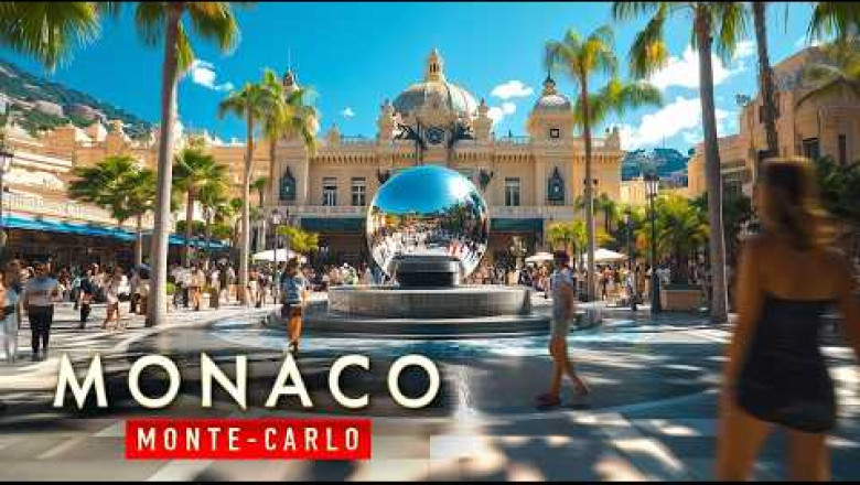 MONACO, Monte Carlo 4K | The Most Luxurious Walking Tour in Europe