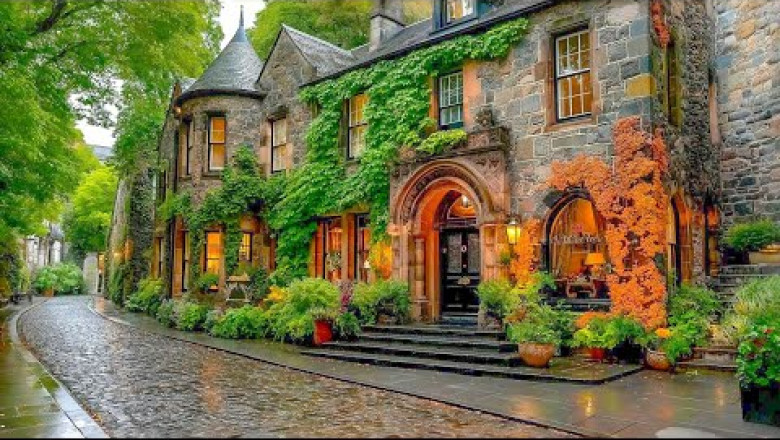 Edinburgh, Scotland – City of Rain and Stone - 4K HDR Walking Tour