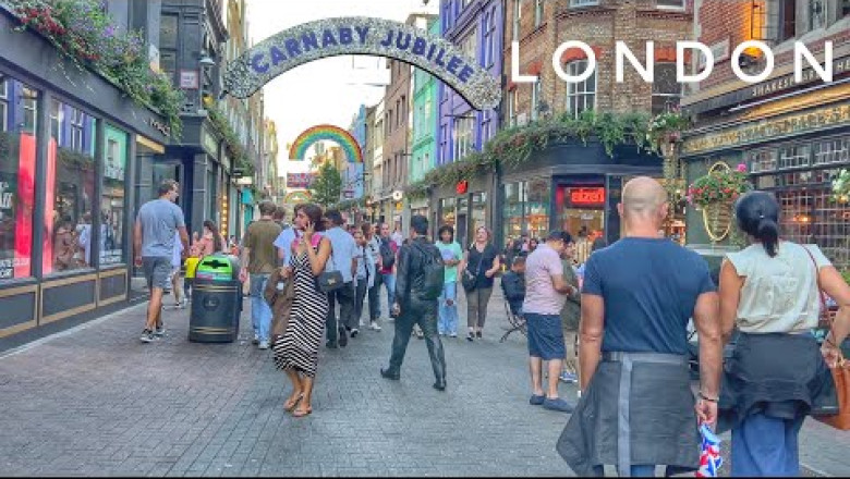 London City Walk | Walking the Bustling London Summer Streets | Central London View [4K HDR]