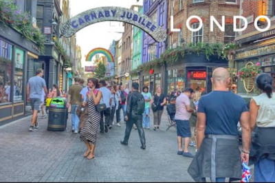 London City Walk | Walking the Bustling London Summer Streets | Central London View [4K HDR]