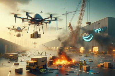Amazon Delivery Drones Crash Into Crane in Arizona, Prompting Federal Investigation