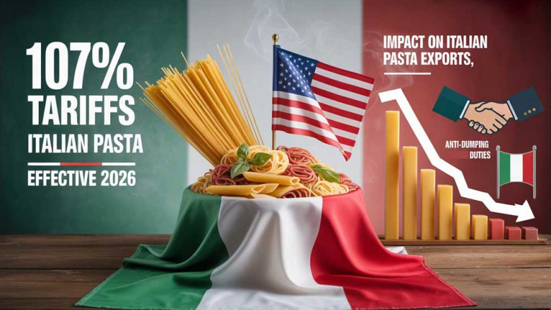 US Imposes Massive 107% Tariffs on Italian Pasta Starting January 2026
