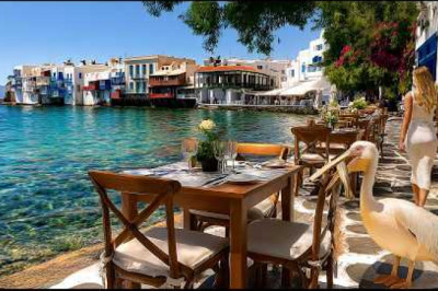 Walking Through Mykonos, Greece – White Streets, Blue Sea and Luxury