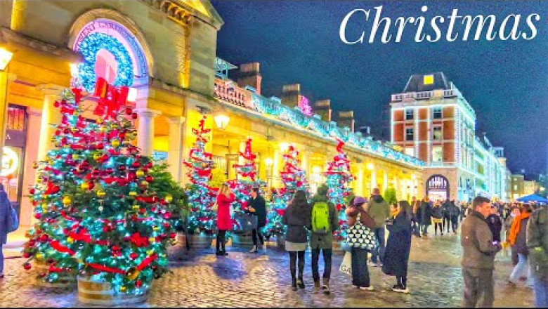 London City Walk at Christmas, London Christmas Lights and Christmas Market Tour, London Winter Walk