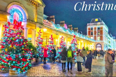 London City Walk at Christmas, London Christmas Lights and Christmas Market Tour, London Winter Walk