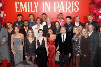EMILY IN PARIS season 5 red carpet world premiere- (Lily Collins, Darren Star, more)