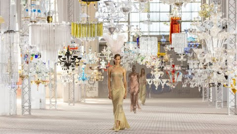 The Sound of Breaking Glass - The Attico SS25 Fashion Show