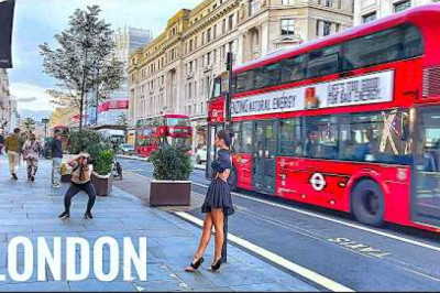 London City Walk | London Xmas Preparations | Oxford Street Christmas Lights and Rich Marylebone [4K]